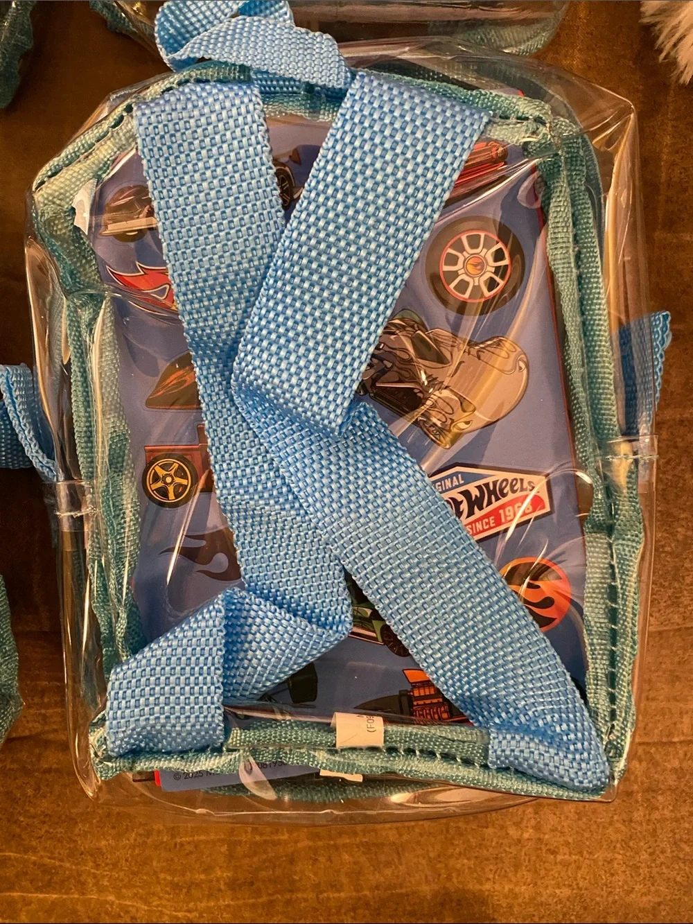 Hot Wheels Kids Blue Mini Backpack Stationery Set -  7in tall x 5in Wide DC2